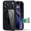iPhone 17 Pro Kamera Kontrol Koruma Butonlu Classic Hybrid Magsafe Kılıf + Ekran koruyucu Set resmi