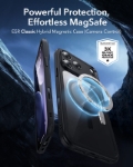 iPhone 17 Pro Max Kamera Kontrol Koruma Butonlu Classic Hybrid Magsafe Kılıf + Ekran koruyucu Set resmi
