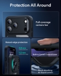 iPhone 17 Pro Max Kamera Kontrol Koruma Butonlu Classic Hybrid Magsafe Kılıf + Ekran koruyucu Set resmi