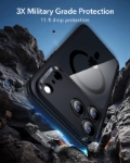 iPhone 17 Pro Max Kamera Kontrol Koruma Butonlu Classic Hybrid Magsafe Kılıf + Ekran koruyucu Set resmi