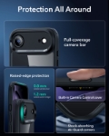 iPhone 17 Air Kamera Kontrol Koruma Butonlu Classic Hybrid Magsafe Kılıf + Ekran Koruyucu Set resmi