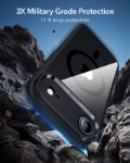 iPhone 17 Air Kamera Kontrol Koruma Butonlu Classic Hybrid Magsafe Kılıf + Ekran Koruyucu Set resmi