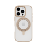 Rock Iphone 16 Pro Bej Soft Rotating MagSafe Stantlı Kılıf resmi