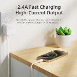 Rock P8 USB to Lightning 27W 100cm Kablo Beyaz resmi