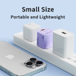 Rock T88 PD 33W GaN Hızlı Type-C Şarj Cihazı Beyaz resmi