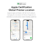 Rock AirTag Akıllı Takip Cihazı Apple MFi Sertifikalı – Beyaz resmi
