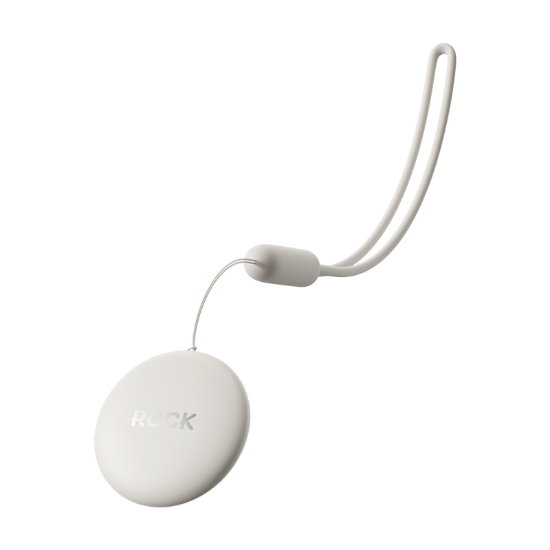 Rock AirTag Akıllı Takip Cihazı Apple MFi Sertifikalı – Beyaz resmi