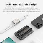 ROCK P50 10.000 mAh 5-in-1 PD20W MagSafe Powerbank Beyaz resmi