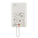 Rock P28 10.000 mAh 20W MagSafe Kablosuz Powerbank Beyaz ( Dijital Gösterge ) resmi